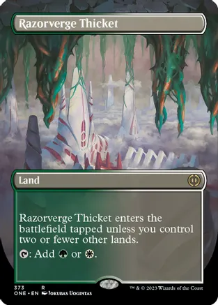 Razorverge Thicket (Borderless)